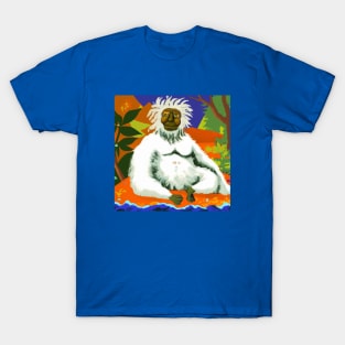 Meditating Yeti in the style of Paul Gauguin T-Shirt